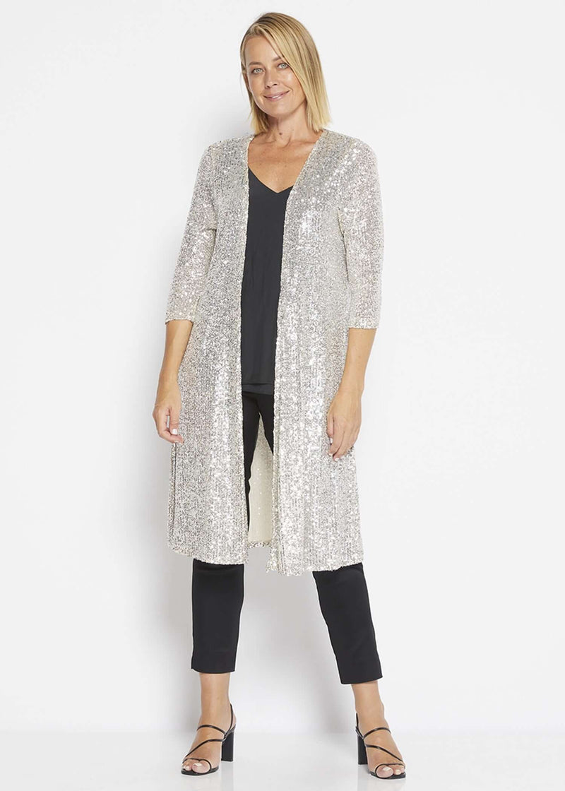Philosophy STARDUST Sequin Jacket in Champagne Sparkle