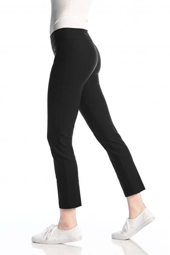 Up Basic 28 Inch Straight Leg Pant in Black Up64566UP, cover up, made in australia, stretch fabric, up pants, Up s21