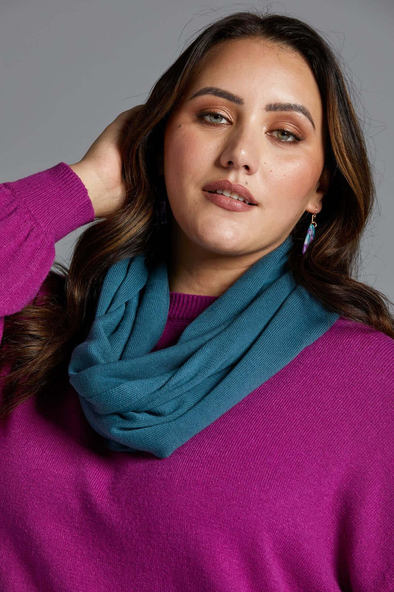 Eb & Ive Cleo Snood in Teal