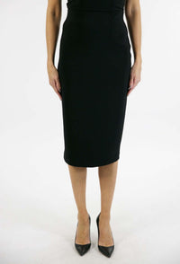 Joseph Ribkoff Essential Pencil Skirt in Black & Midnight 163083 Joseph RibkoffBlack, essential, essentials, Jersey, Joseph Ribkoff, midnight, pencil skirt, ribkoff essential, ribkoff essentials, skirt