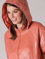 Yarra Trail Quilted Jacket in Terracotta