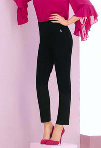 Joseph Ribkoff Essential Side Split Pant 144092 Joseph RibkoffBlack, essential, essentials, fitted, Jersey, Joseph Ribkoff, pant, pull on, ribkoff essential, ribkoff essentials, slim leg